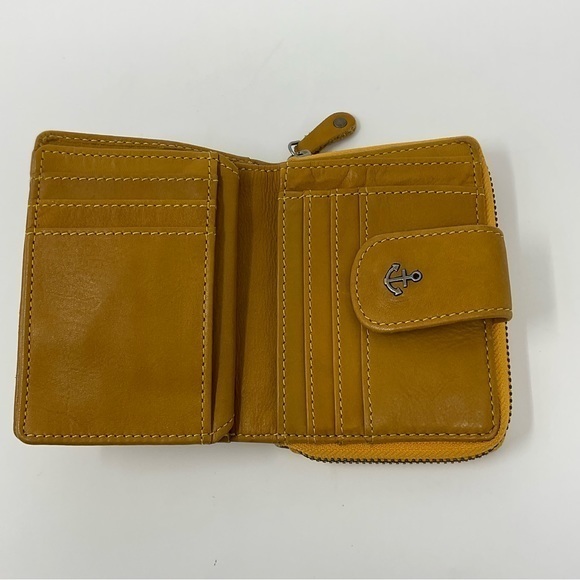 Harbor 2nd Isidora Flap Wallet Mustard Yellow - Picture 8 of 11